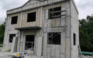 新型轻质复合墙板钢结构办公楼应用